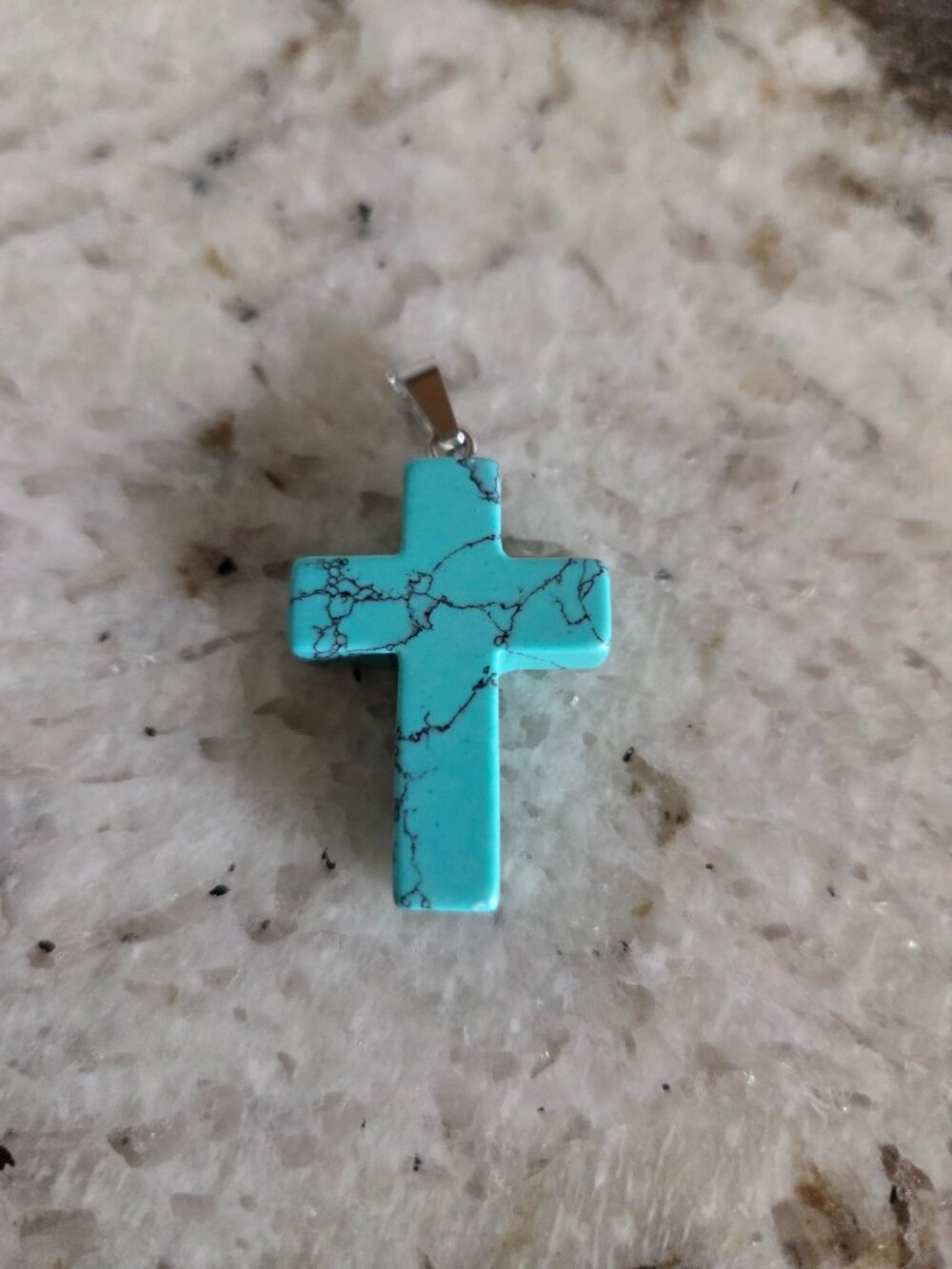 Turquoise Cross Pendant
